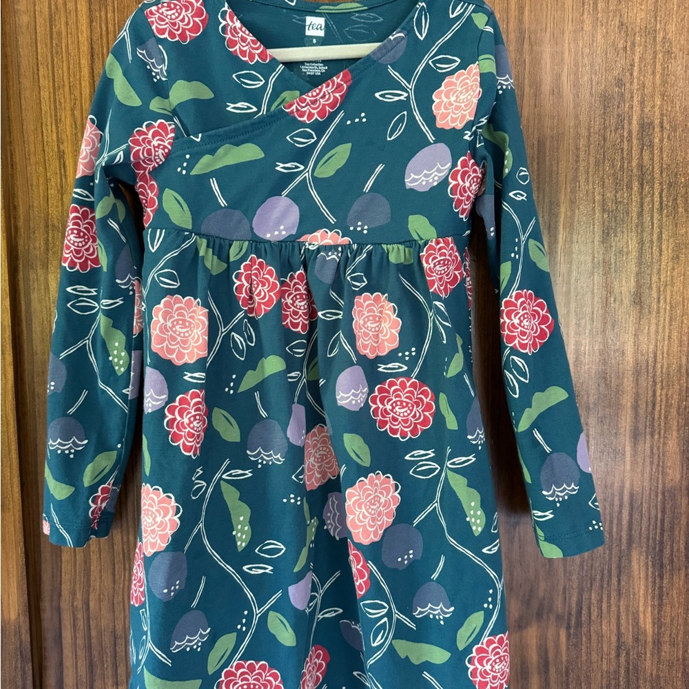 Tea Collection Pink Long Sleeve Sundress Casual